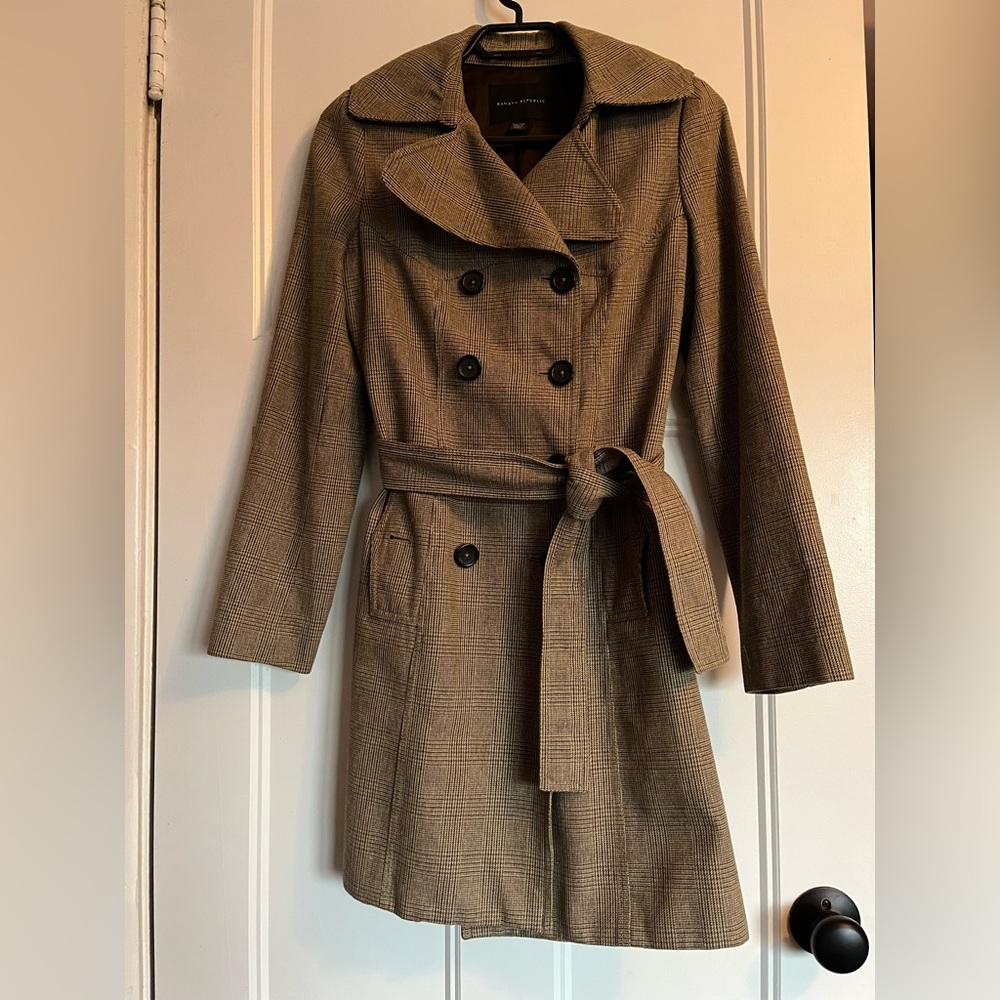 Banana Republic Brown Trench Coat